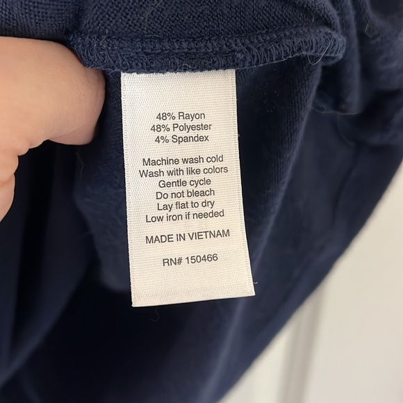 41 Hawthorn Navy Sleeveless Knit Top - Picture 7 of 7